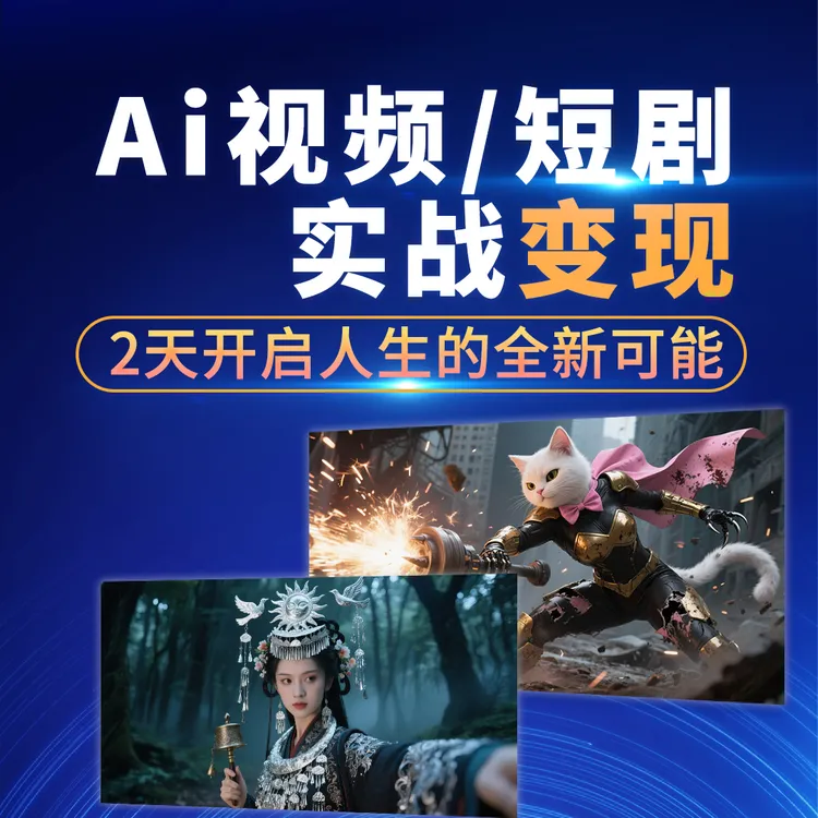 AI视频/短剧实战变现训练营