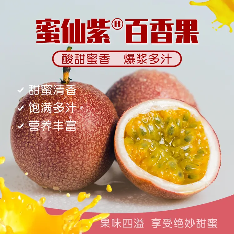 金都3号百香果紫皮百香果香甜多汁百香果T