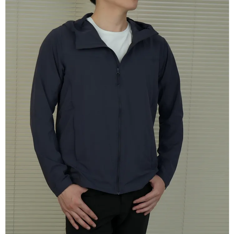 【QQ STUDIO】LT连帽防晒衣轻薄弹力户外运动外套男
