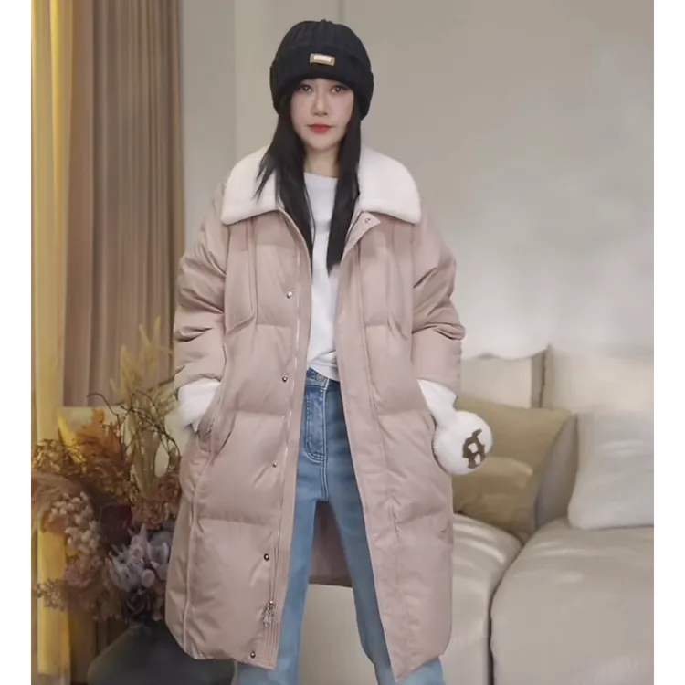 JW/静稳潮流新品时尚休闲女款减龄白鸭绒羽绒服5552613