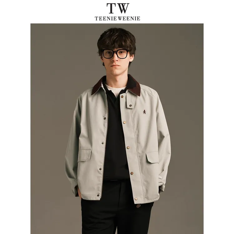 TeenieWeenie男装休闲夹克冬季简约外套时尚工装风衣TNJJ25D625D