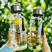新款玻璃杯大容量吨吨桶水壶茶水分离水杯泡茶杯子