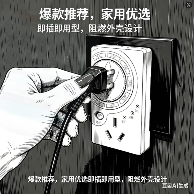升级版融冰除霜家用冷冻防除冰清洁冰箱冰柜结冰电源转换器商品图