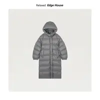 【呵呵家】两面穿的白鹅  25FW秋冬保暖长款连帽两面穿白鹅绒羽绒服