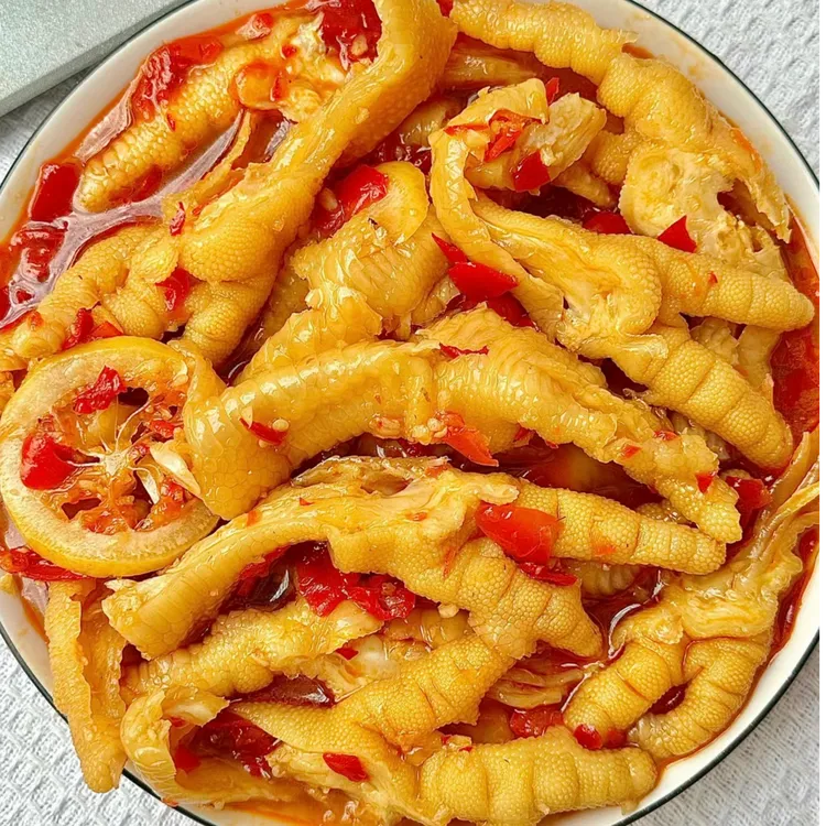 无骨鸡爪酸辣柠檬手脱去骨柠檬凤爪零食小吃推荐