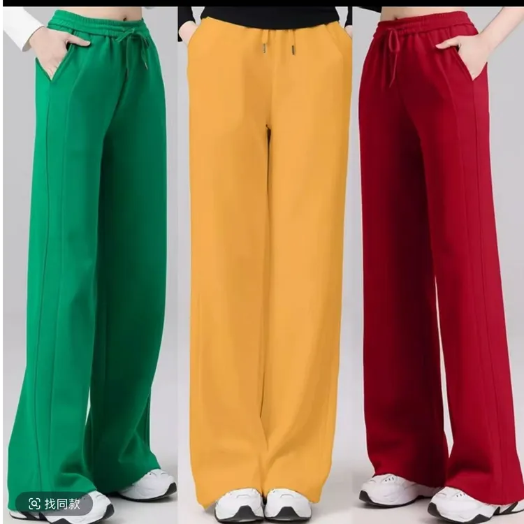 SY运动休闲健身跳操跑步服显瘦窄版直筒裤