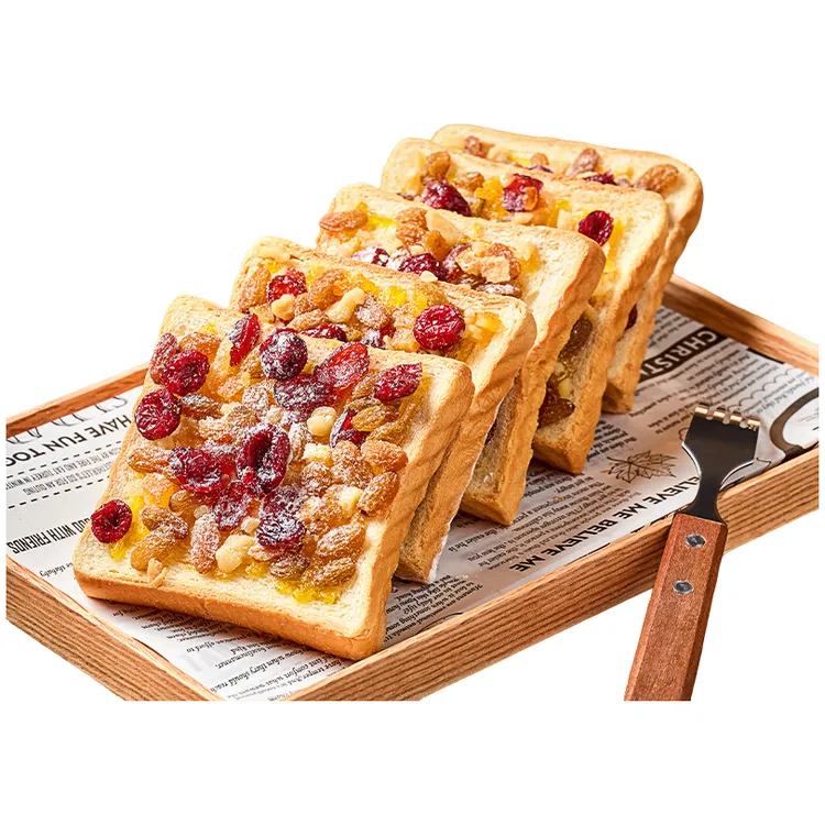 碧翠园全麦果仁奶盖吐司坚果干无添蔗糖黄油面包早餐整箱速食品