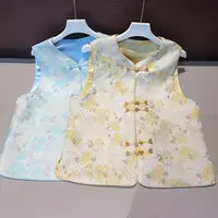 【招财进宝】新款中式国风刺绣坎肩马甲春秋时尚气质女外穿盘扣上衣