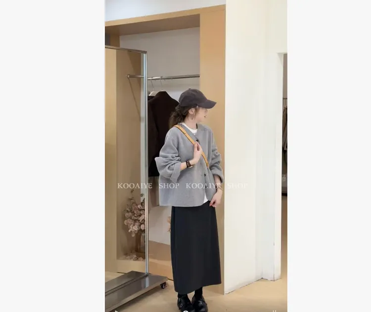 【奥地利】秋冬新款韩系时尚洋气百搭显瘦减龄短大衣（送干洗）