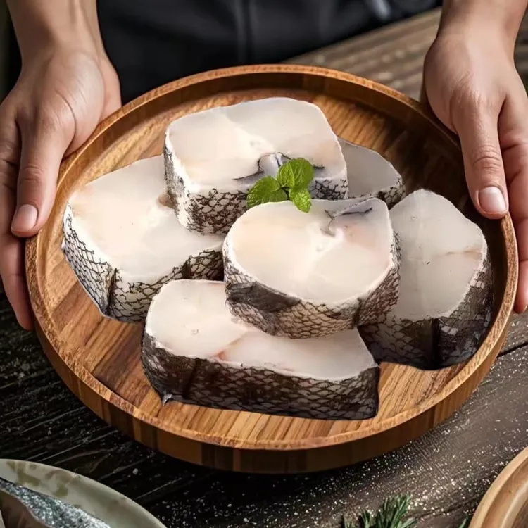 专享 厚切深海鳕鱼段(清蒸肉质鲜嫩)500克/包/2片装 细鳞壮鳕2