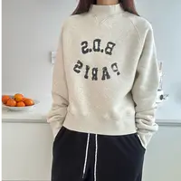 【喜家】-2025冬季新款韩单重工加绒半高领卫衣6516