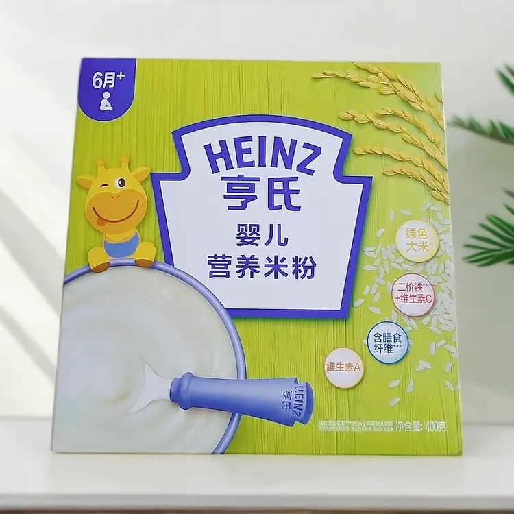 亨/氏婴儿营养米粉米糊6-36个月钙铁锌宝宝辅食米糊铁锌钙原味