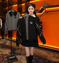 【XY】【26】秋季新款轻奢设计师百搭休闲风女款卫衣NH-Q0316