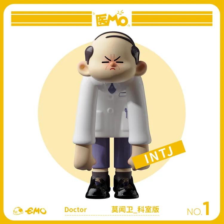 医mo创意潮玩盲盒手办一目可视医学文创医学人礼物打工人桌面摆件