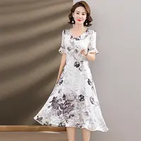 0076 长裙连衣裙夏季法式裙子1