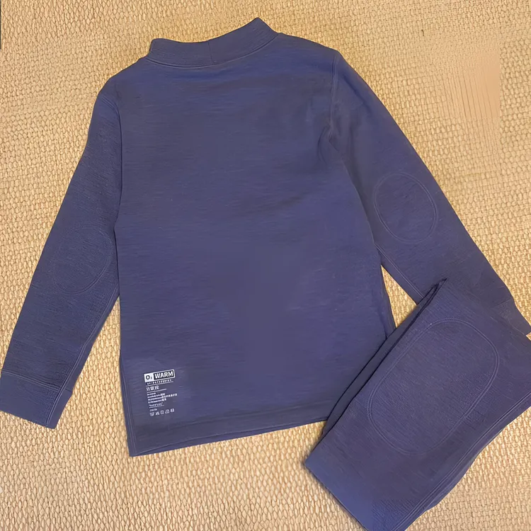 家居服圆领套装保暖中性休闲半高领加绒女童套头长袖秋冬运动时尚