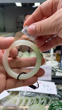 【闪购商品】和田玉手镯未镶嵌编码6078 圈口54-55