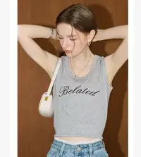 【T恤】高档新款上衣设计感时装女装服装2440[GYSS]Q