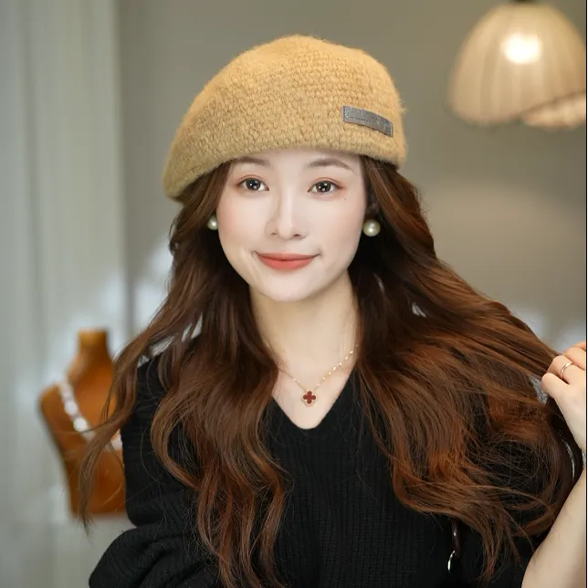 冰岛贝雷帽女冬新款韩版ins百搭时尚画家帽日系文艺正反戴蓓蕾帽