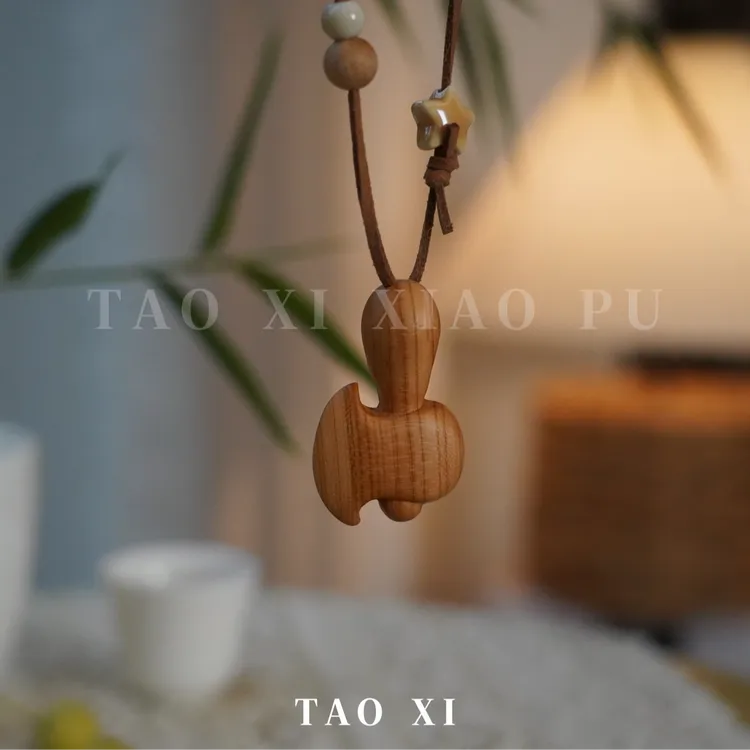 非金属木质吊坠 【斧佑平安】老桃木小胖斧桃木斧头车挂件项链