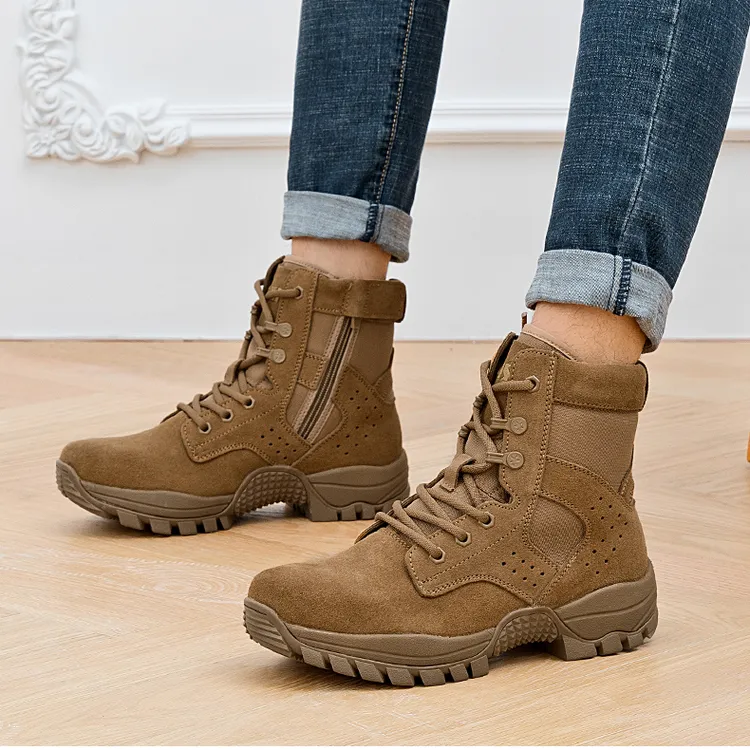 3514新款男士夏款工装鞋运动徒步鞋柔软透气防滑耐磨户外靴