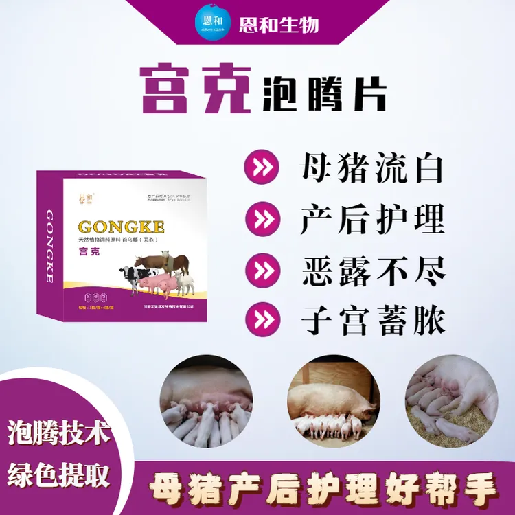 恩和宫克泡腾片清宫消严泡沫子宫严产后护理用一粒不打针方便
