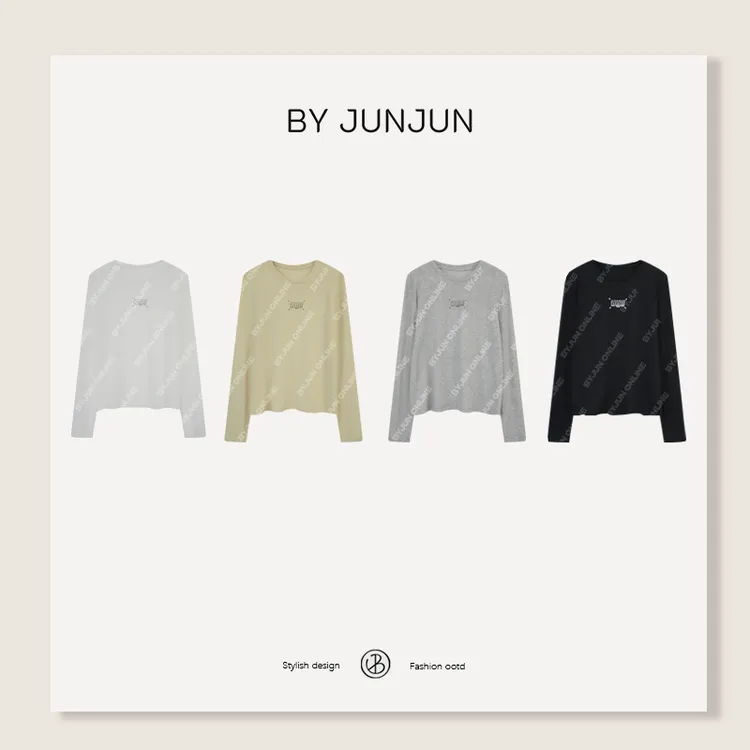 ByJunjun小众设计师 高级成衣定制马拉拉T恤圆领面膜T