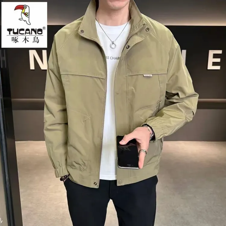TUCANO/啄木鳥2025春季新款夹克韩版潮流立领休闲百搭时尚外套男