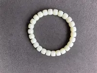 和田白玉手串卡8