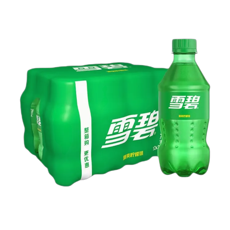 【9瓶包邮】雪碧300ml每瓶柠檬味瓶装瓶装即饮可乐汽水饮料清爽