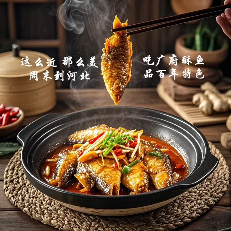 【小鲫鱼】邯郸广府酥鱼 鱼骨鱼刺都能吃 老人小孩都能吃的美味酥鱼