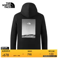 北面男印花针织卫衣运动户外休闲时尚新款TheNorthFace|8F0Q