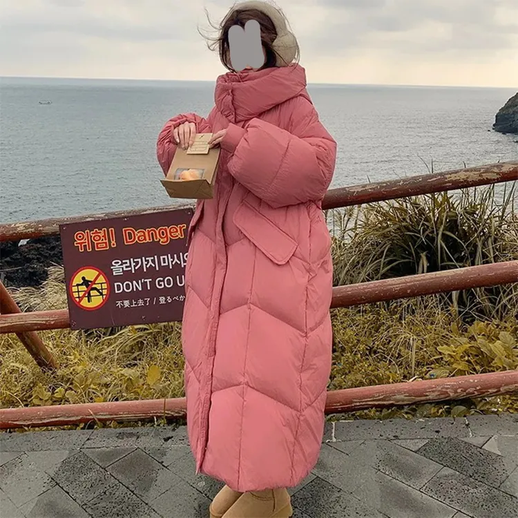 SHALLDOER【方糖梦境】甜美超好看棉服外套女长过膝大被子加厚棉衣