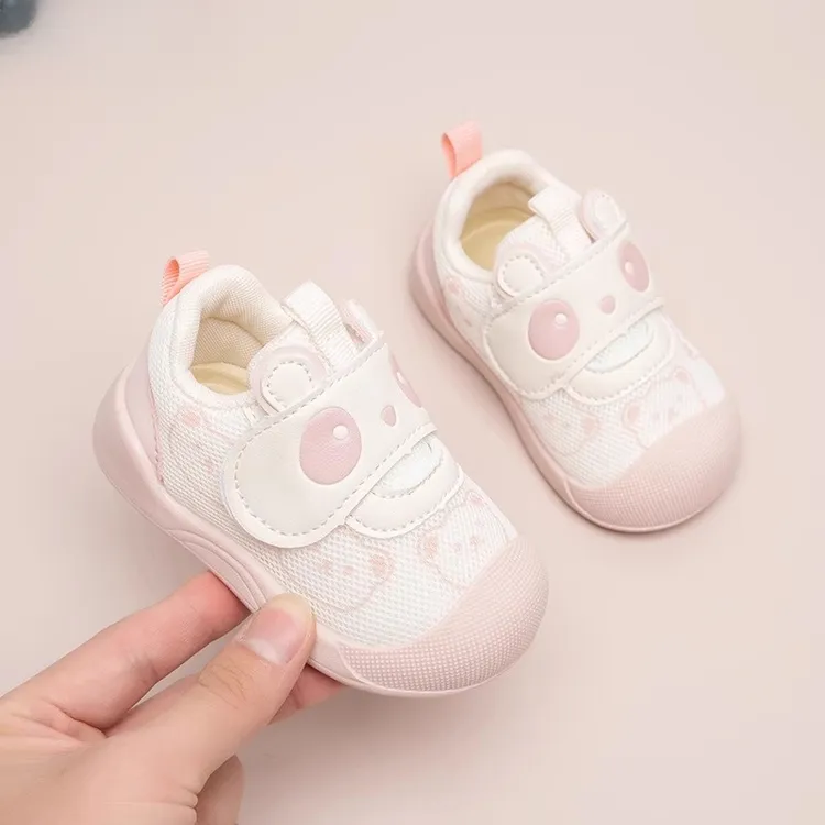 ABC学步鞋2025春季新款网面透气减震防滑宝宝鞋子步前鞋机能鞋子