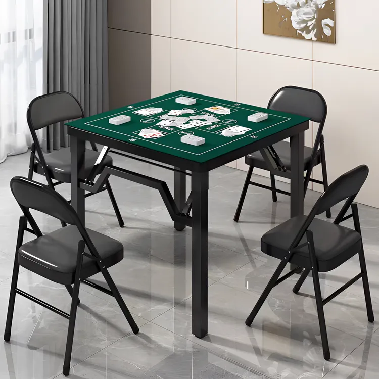 可折叠桌子简易麻将桌方桌家用多功能餐桌新款两用棋牌桌折叠桌子