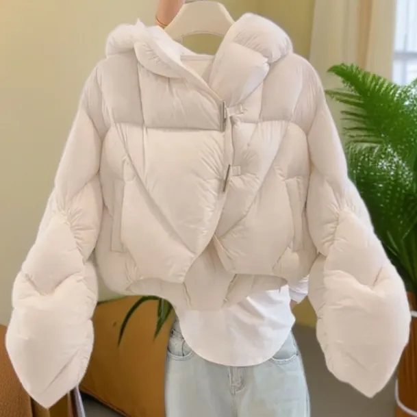 流行时尚潮牌女装羽绒服爆款2025冬季新款网红炸街面包服高级外套