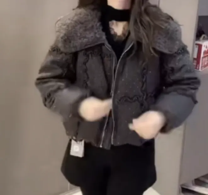 2025冬季时尚潮流百搭精品女装外套女素MD3