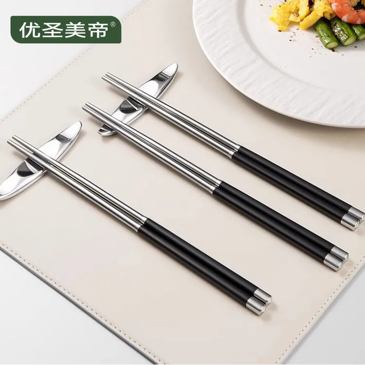304不锈钢筷子成人网红家用商用高档新款合金筷防霉防滑不锈钢