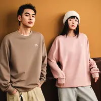 QX安踏百搭卫衣男女同款秋情侣套头衫简约运动长袖952538715