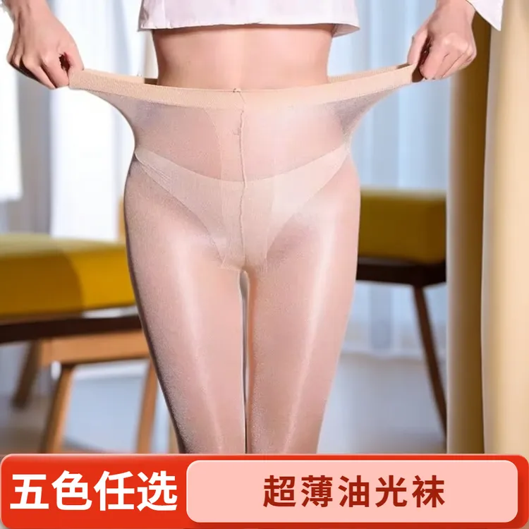 【正宗油光丝】5D超薄T裆透明油光袜油亮反光战袍丝滑爆款空气袜