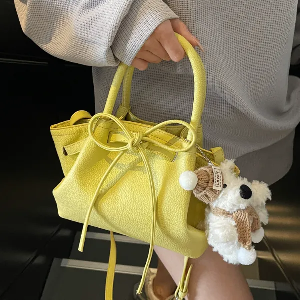 时尚超火小包包女2025新款流行洋气百搭斜挎包夏季爆款手提水桶包