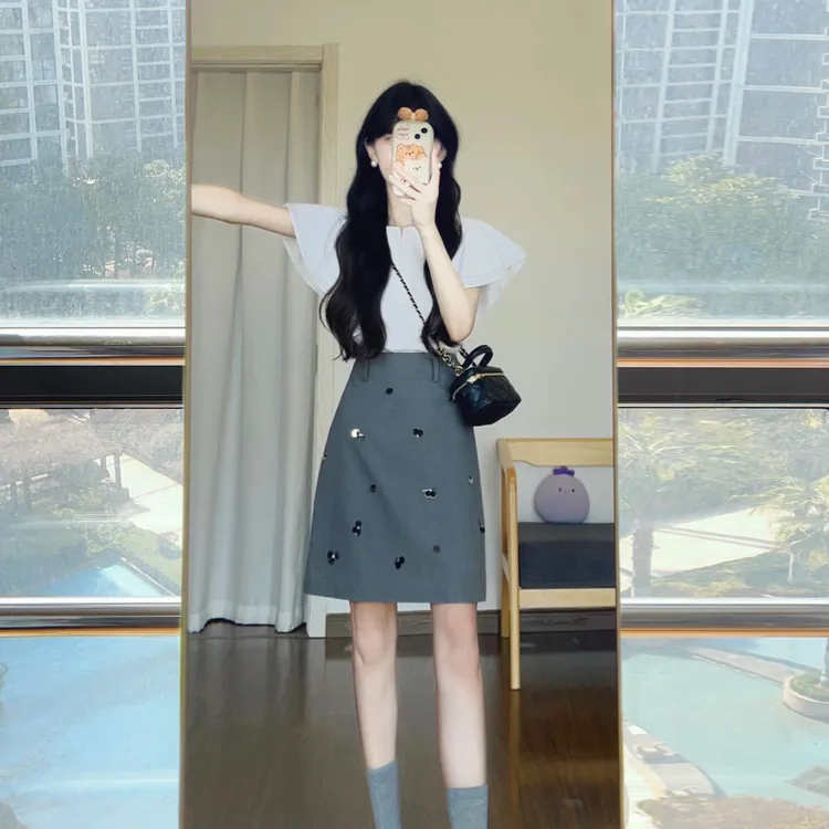 轻奢高级感小众千金贵气名媛风女装夏装裙子套装2025新款爆款洋气