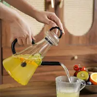 欧式玻璃水壶拼色花茶壶