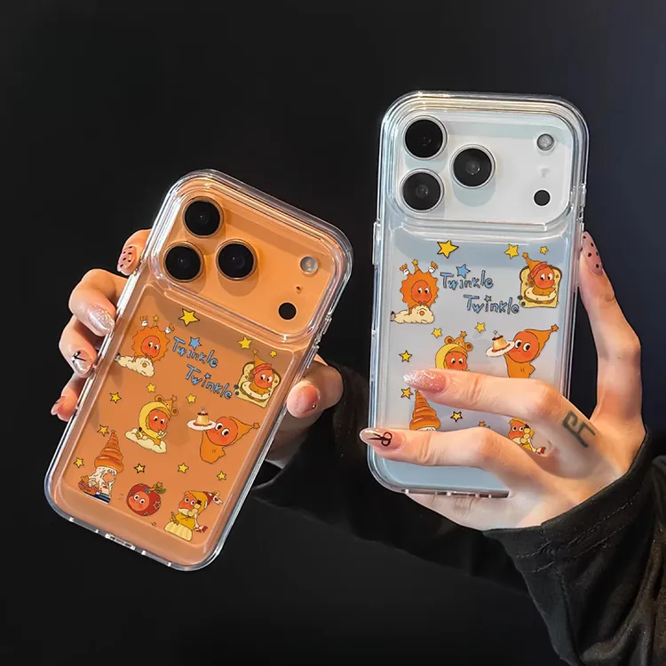 可爱星星人适用iPhone16苹果13涂鸦手机壳17promax女款网红78潮款