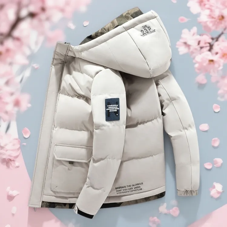 棉衣男秋冬季新品男装棉服潮牌加厚青年保暖连帽休闲潮流棉袄外套