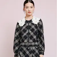 【晨粉专享价】刺绣设计感时尚学院减龄拉链短款外套女