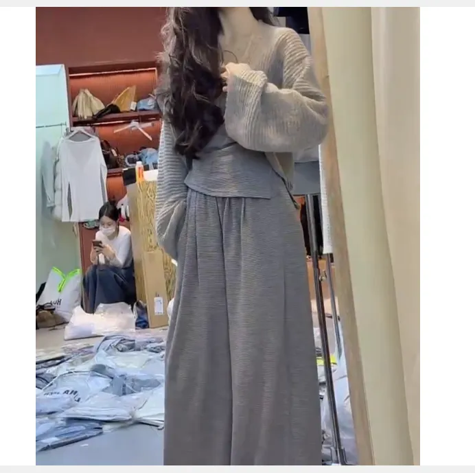 2024春季新款时尚女装网红潮流韩版洋气外套上衣裤子MV