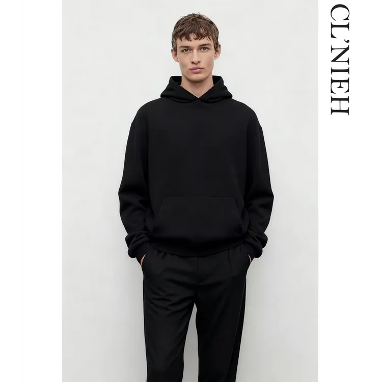 CLNIEH | 静奢ROW风Levine 美丽奴康赛妮羊毛 宽松毛衣连帽衫卫衣