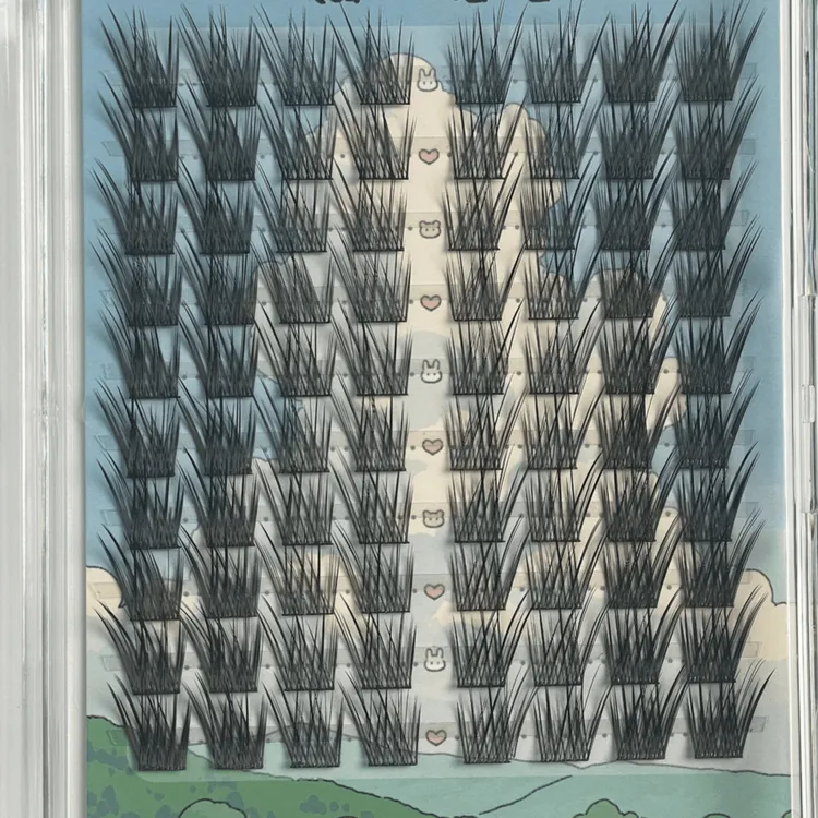 （达人专属）嬷嬷同款小天使小皮宝婴儿弯手工假睫毛宝宝柔软毛料幼态妆感纤长