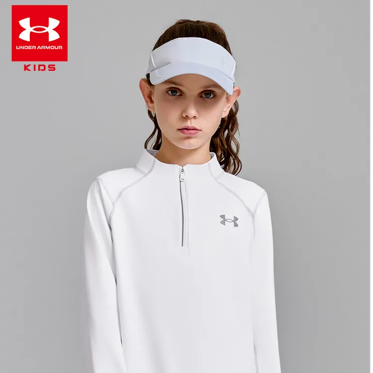 安德玛休闲时尚运动弹力四季纯色男女反光亲子训练长袖253303206